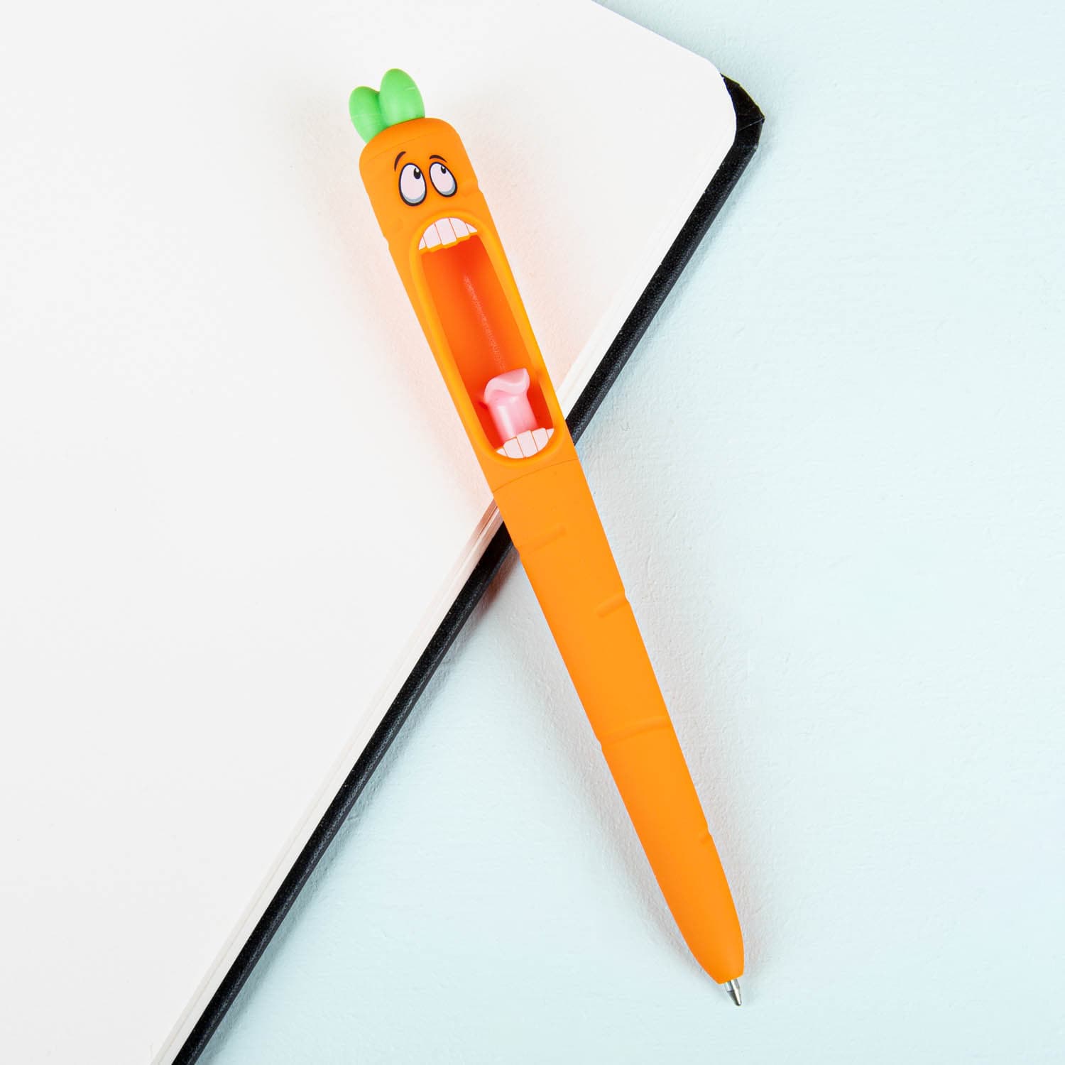 Schreeuwende wortel pen