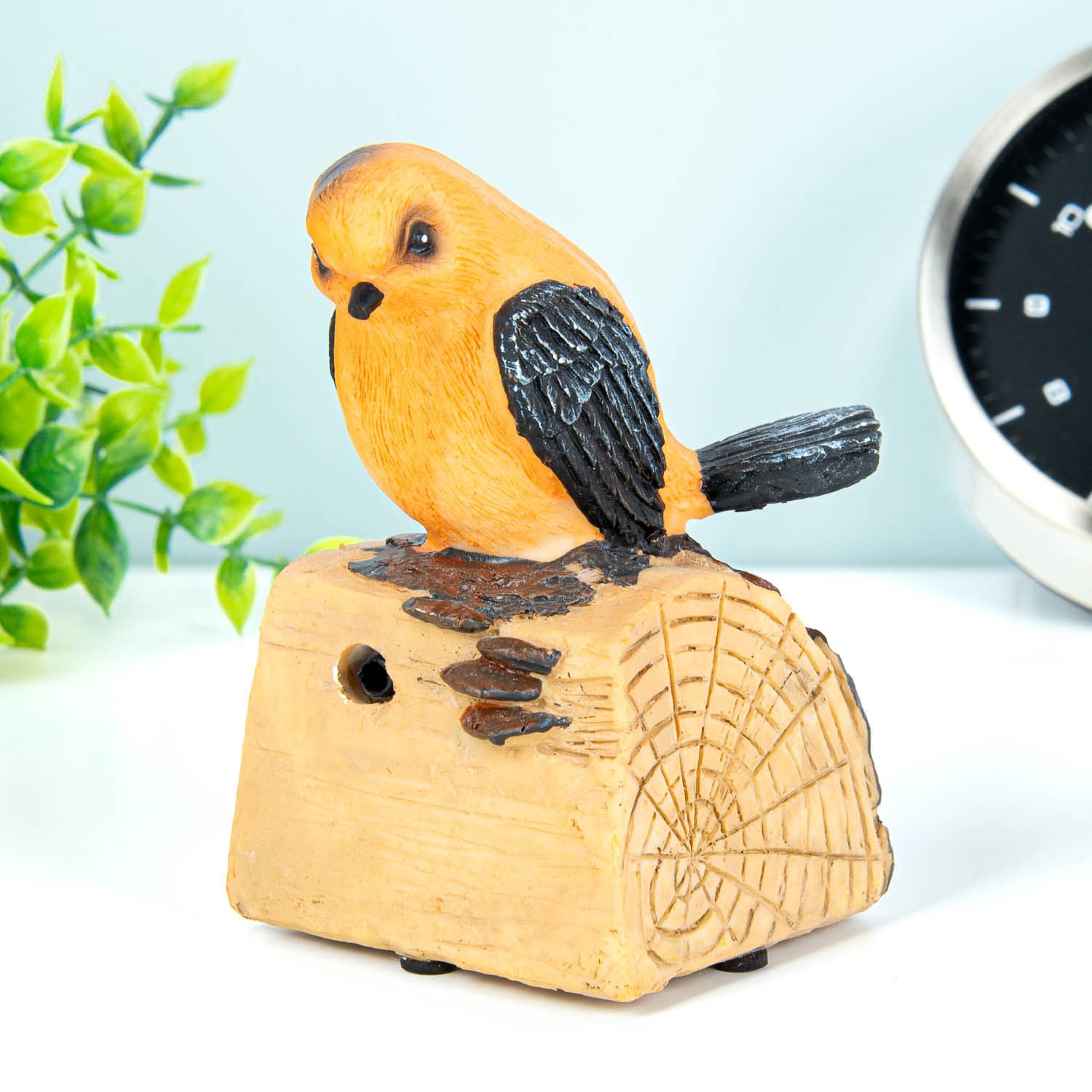 Vogel met geluid en bewegingssensor
