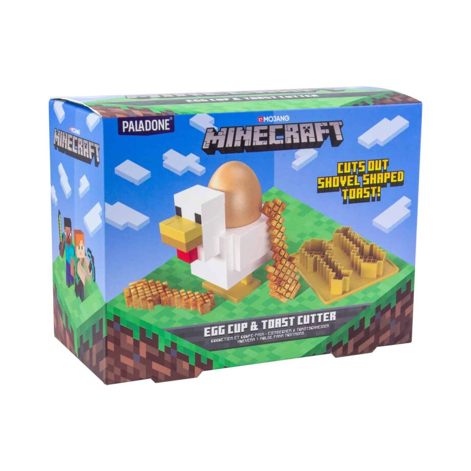 Minecraft Chicken Egg Cup and Toast Cutter