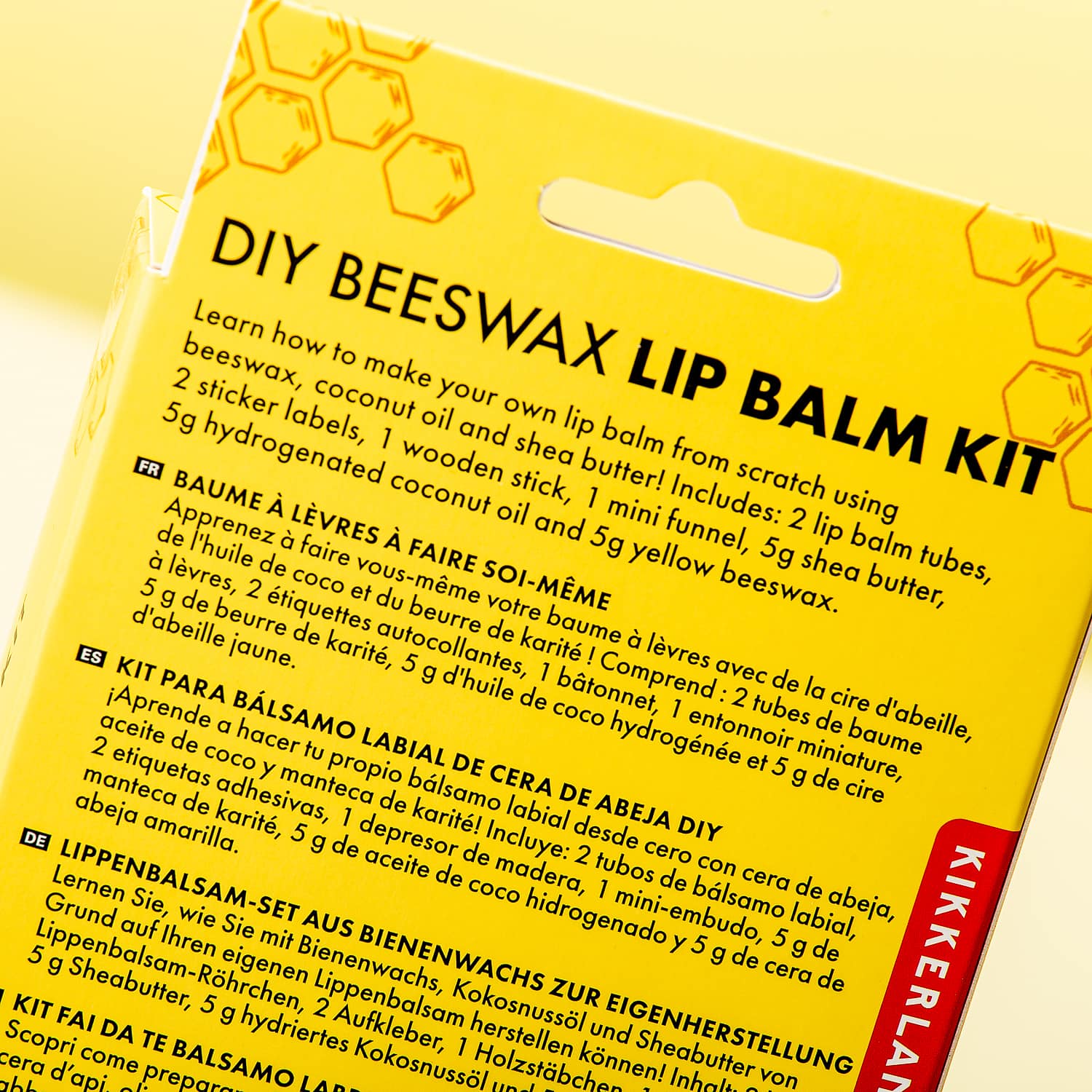 Kikkerland DIY Beeswax Lip Balm Kit