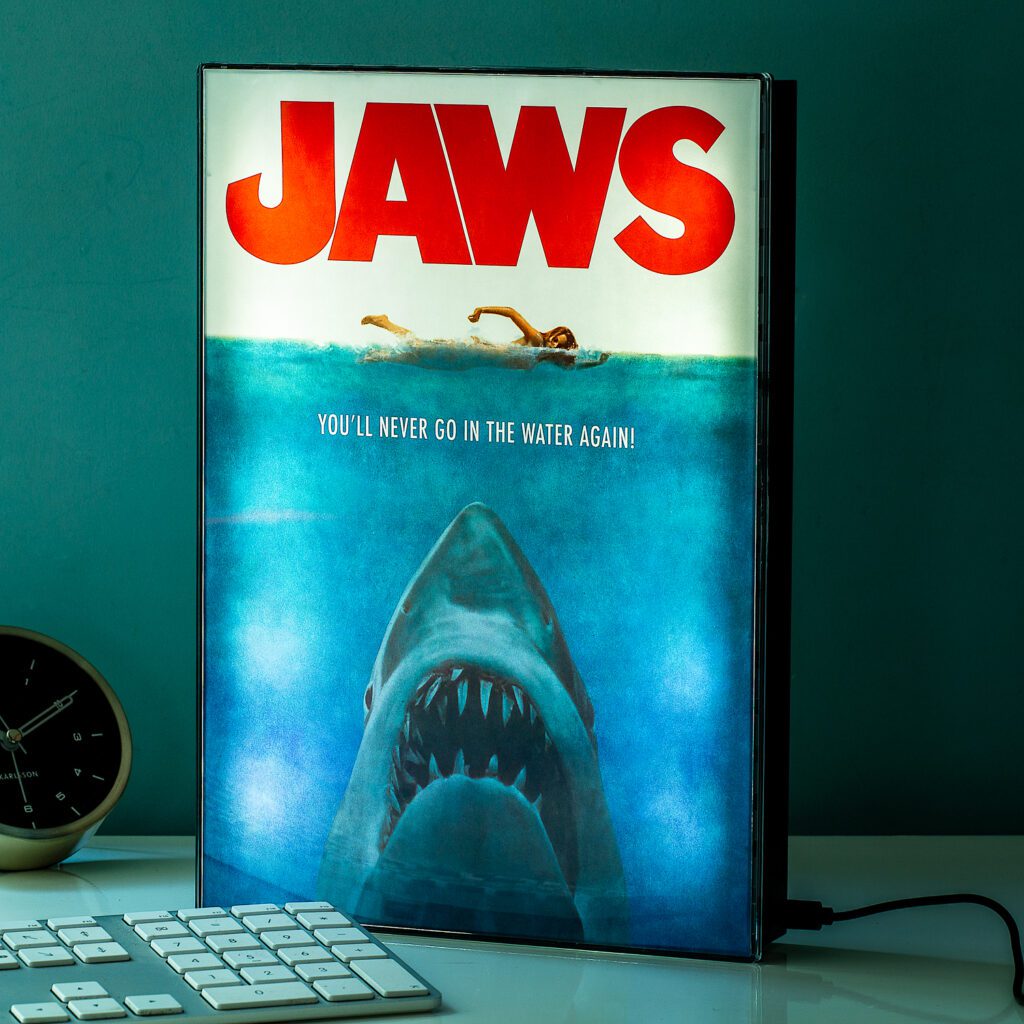 Jaws filmposter lamp van Fizzcreations bestel je online bij Ditverzinjeniet