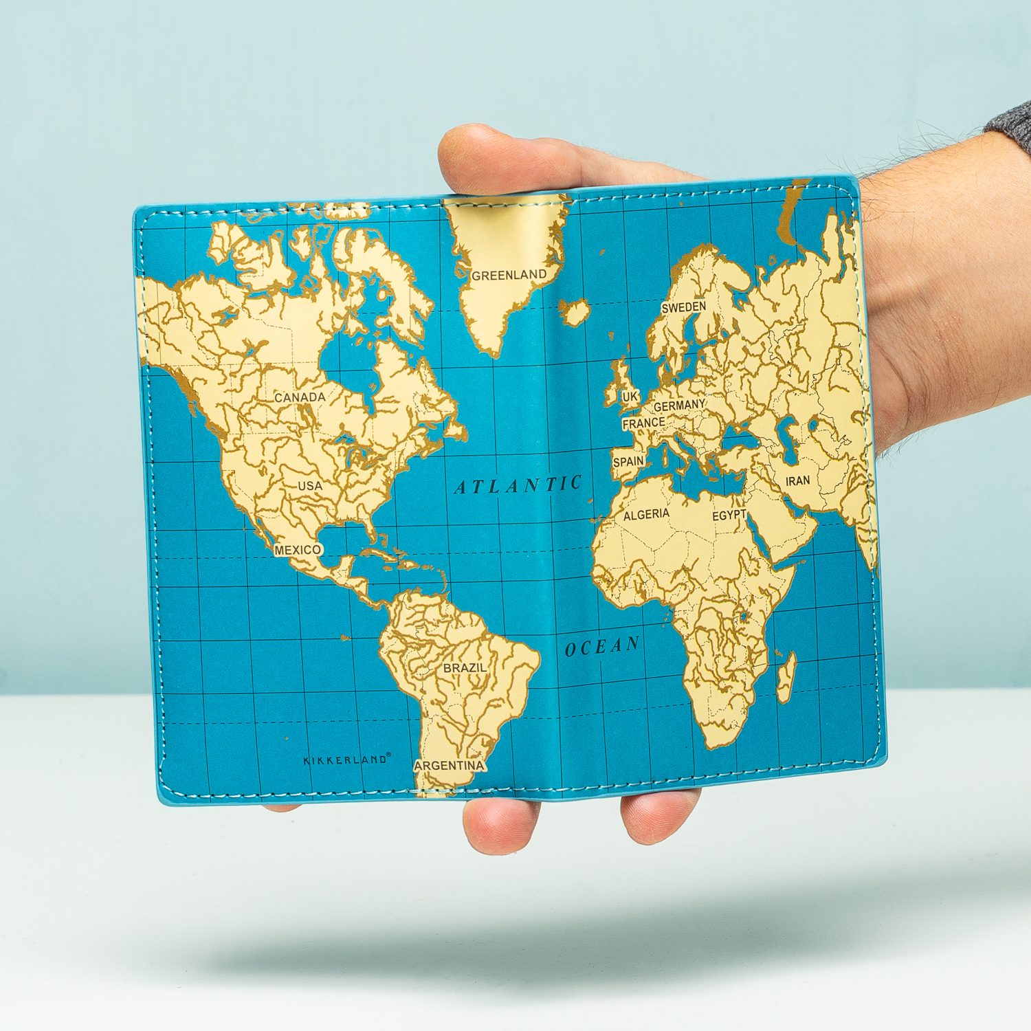 Wereldkaart van Kikkerland bestel je online bij Ditverzinjeniet