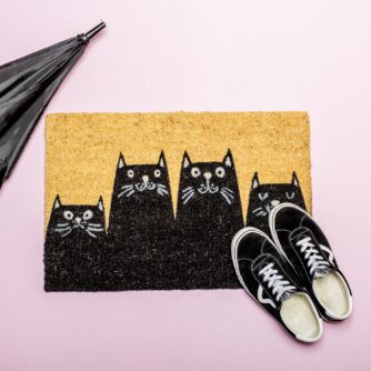 Katten deurmat van bestel je online bij Ditverzinjeniet