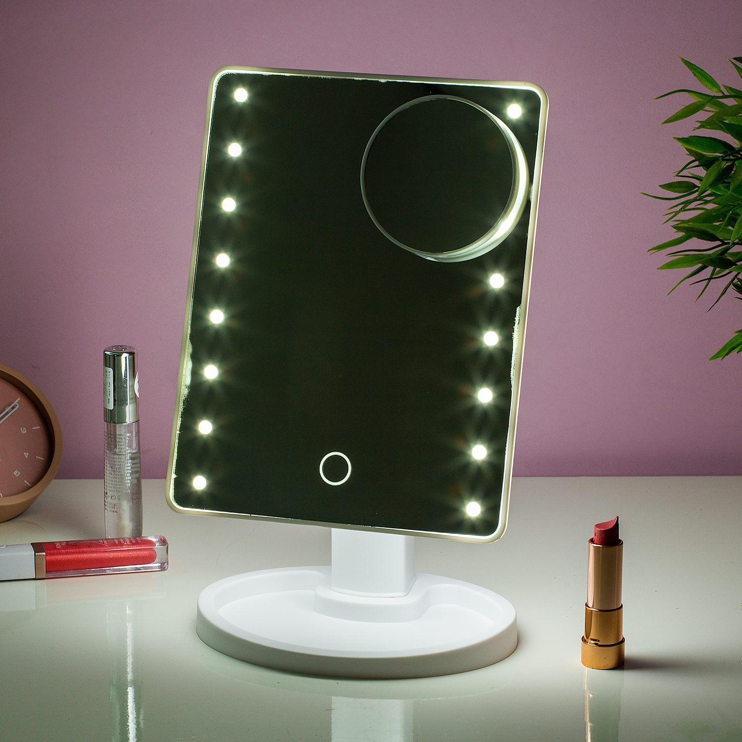 Make-up spiegel met verlichting van Out of the Blue bestel online bij Ditverzinjeniet
