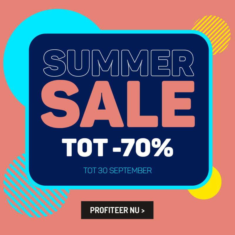 Summer Sale tot 70% korging - Profiteer nu!