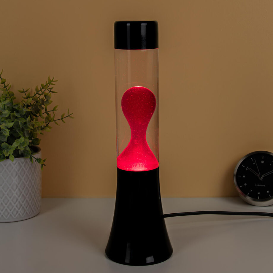 Mini lavalamp roze