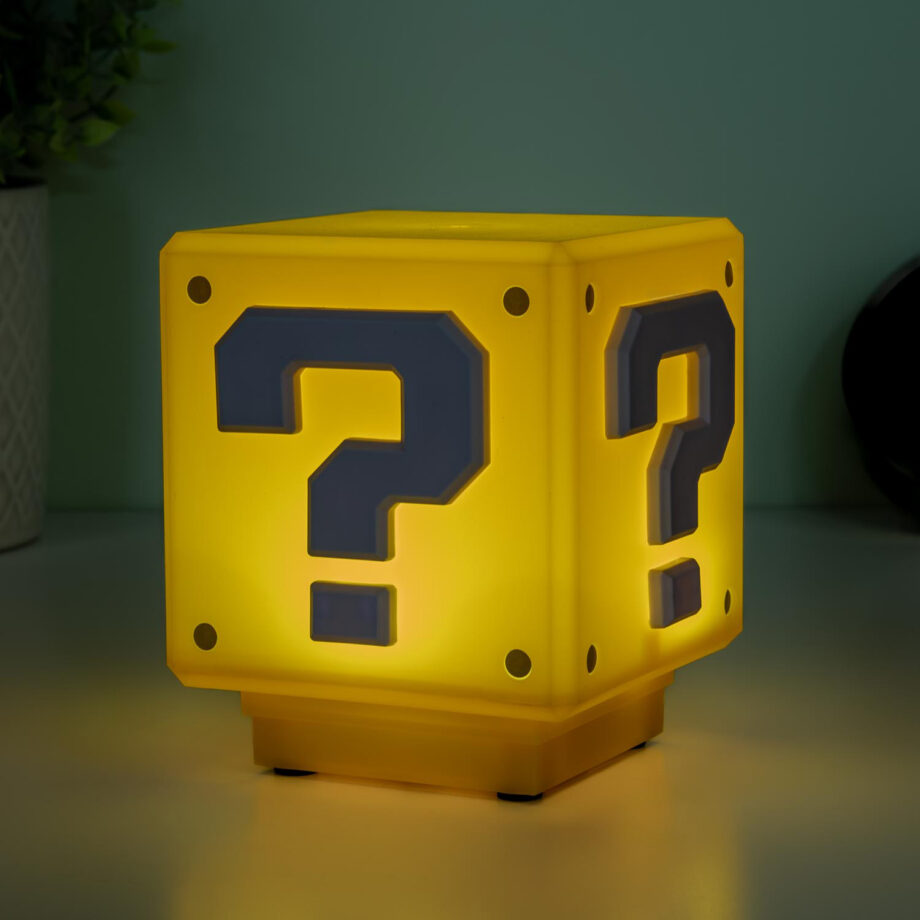 Super Mario Mini Question Block lamp