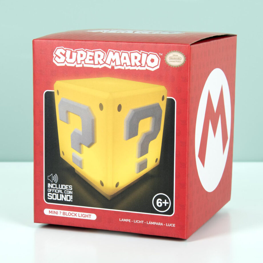 Super Mario Mini Question Block lamp